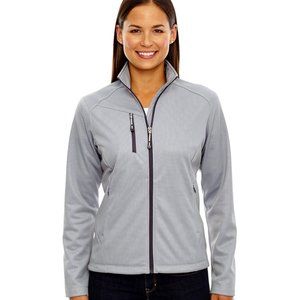 NWT: North End Ladies' Trace Printed Fleece Jacket, S